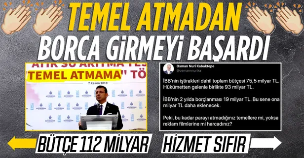 CHP'li İBB'de bütçe 112 Milyar TL hizmet sıfır! Vatandaşın parası nereye gitti?