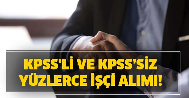 İŞKUR üzerinden belediye ve kamu kurumları personel alımı ilanı verdi!