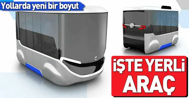 Yerli sürücüsüz elektrikli araç gün yüzüne çıktı