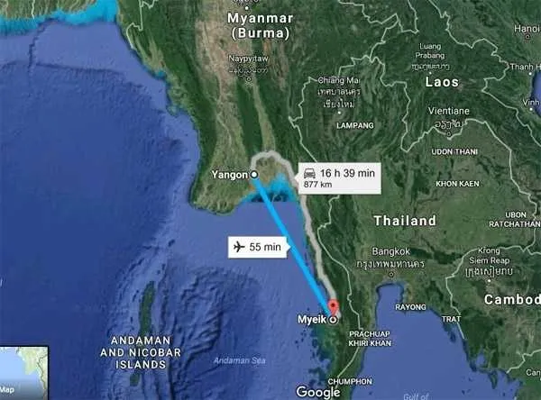 Myanmar'da dün radardan kaybolan uçağın enkazı bulundu-1