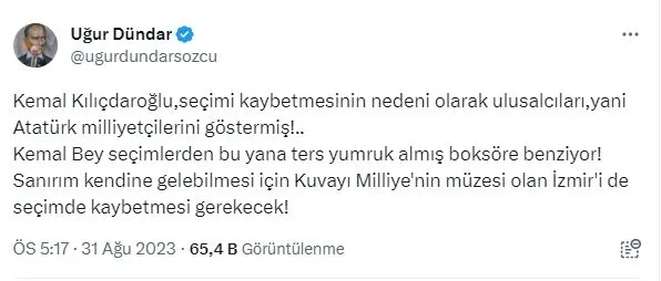 ugur-dundardan-kemal-kilicdarogluna-ulusalci-tepkisi-sanirim-kendine-gelebilmesi-icin-izmiri-de-kaybetmesi-ger-1693494768545.jpg