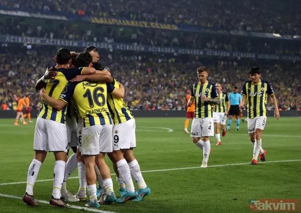 Fenerbahçe - Galatasaray derbisinden ekrana yansımayan kareler! Nefes kesen mücadele... - 12