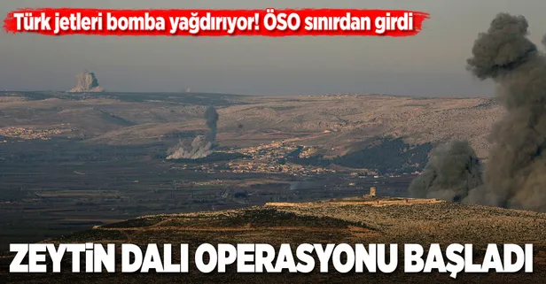 F-16'lar Afrin'i bombalamaya başladı!