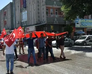 Kahta’da teröre lanet yağdı