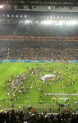 Lyon-Beşiktaş maçında olay!