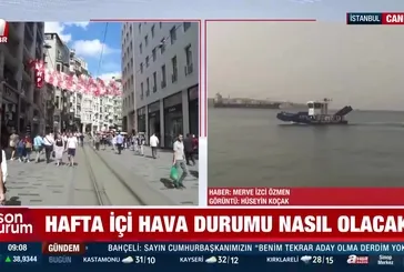 Hafta içi hava durumu nasıl olacak?