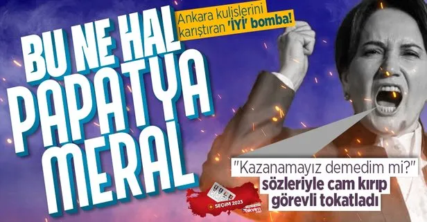 Ankara kulislerini karıştıran ’İYİ’ bomba! Meral Akşener Kazanamayız demedim mi? sözleriyle cam kırıp görevli tokatladı