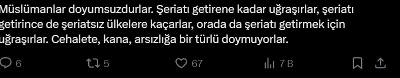 1786310375068.jpeg İslam'a ve Müslümanlara sosyal medyada hakaret yağdırdı: O hesaba soruşturma!-4