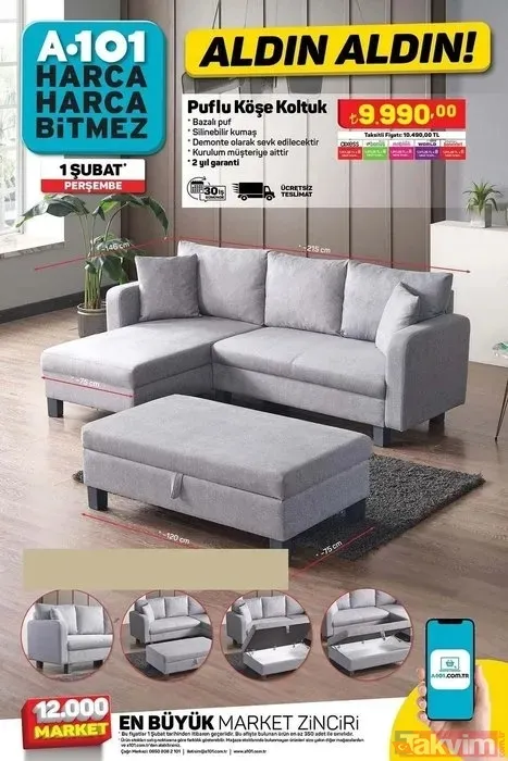 1 Şubat 2024 haftasına ÖZEL İNDİRİM! A101 aktüel ürünler kataloğu! Çeyiz düzmek isteyenlere bulunmaz fırsat duyuruldu - 9