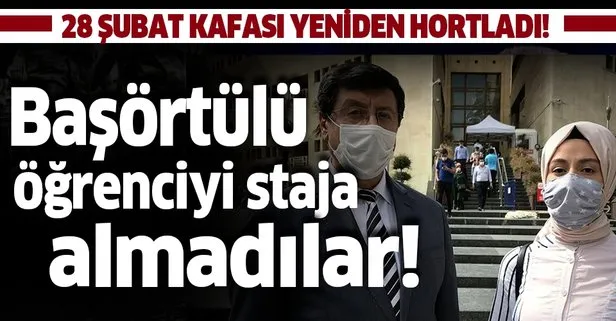 Bursa’da skandal olay! Başörtülü öğrenciyi staja kabul etmediler