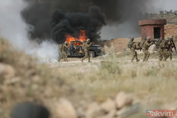 Başkan Erdoğan Suriye'nin kuzeyine yeni operasyon sinyali vermişti! Suriye Milli Ordusu 2 bin askerle tatbikat yaptı - 11