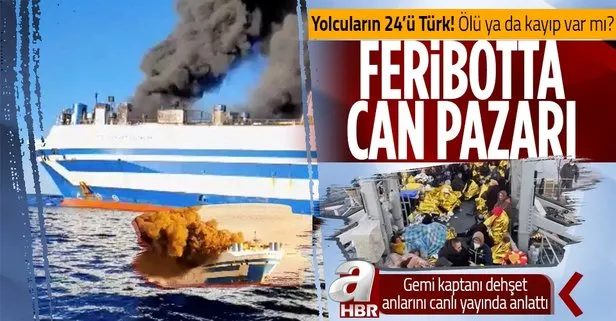 Akdeniz’de felaket! İtalyan bayraklı yolcu gemisinde yangın  çıktı: 24 Türk yolcunun sağlık durumları...