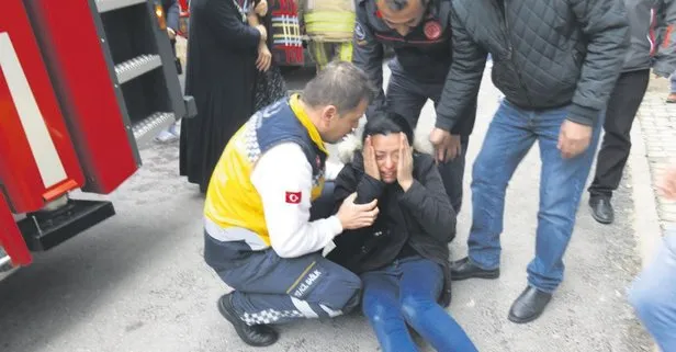 İstanbul’da eşi tarafından terk edilen koca, evi ateşe verdi