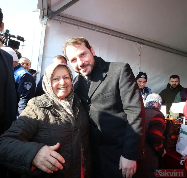 Bakan Berat Albayrak, Üsküdar tanzim satış noktasını ziyaret etti - 2