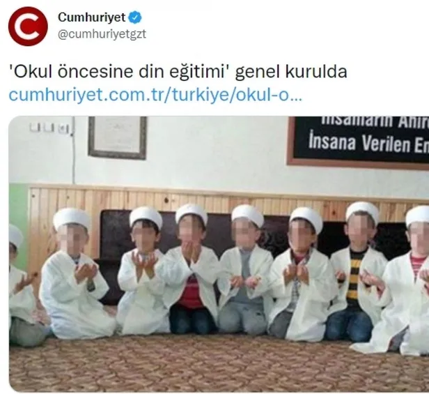 Çocuklara din eğitimi Cumhuriyet gazetesinin alerjisini tetikledi-1