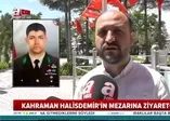 15 Temmuz kahramanı Ömer Halisdemir'in kabri ziyaretçi akınına uğruyor