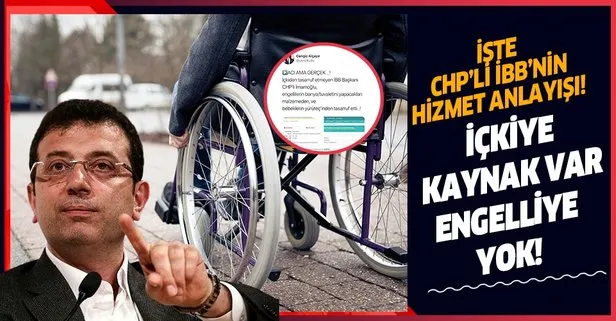 Iste Chp Li Ibb Nin Hizmet Anlayisi Ickiye Kaynak Var Engelliye Yok Takvim