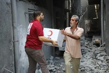 Türk Kızılay’ından Gazze’ye yardım