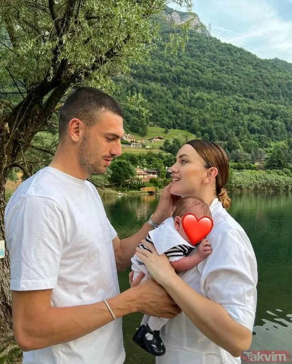 Eşiyle hastane pozları ortaya çıktı! 3 yılda 2 çocuk! Merih Demiral'ın ikinci çocuğunu gören gözlerine inanamıyor! - 7