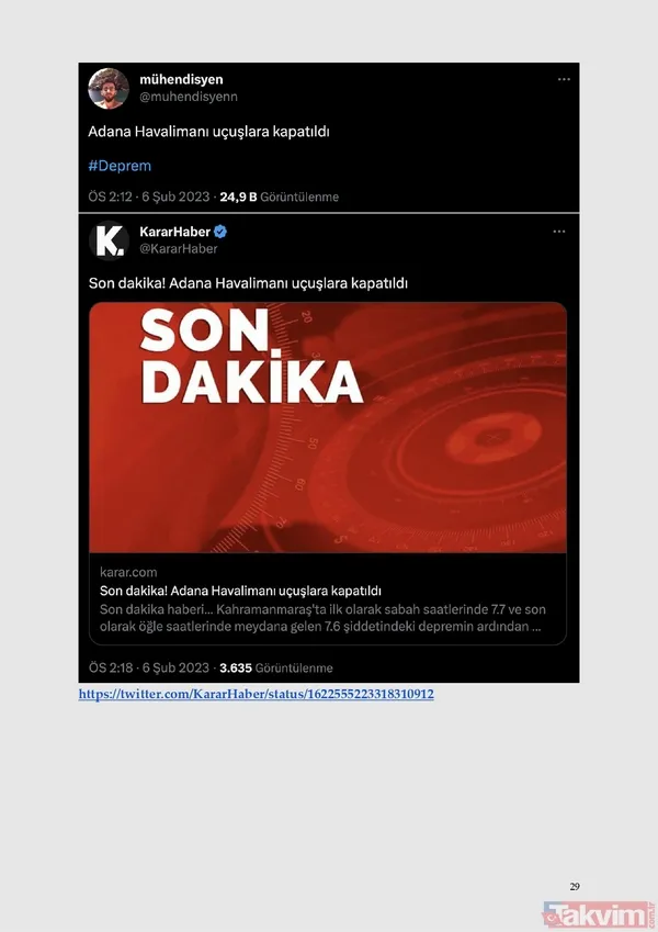 Felaket tellalları! Sosyal medyada paylaşılan yalanlar ve gerçekler - 36