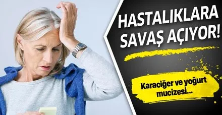 Karaciğer Alzheimer’dan korur, yoğurt saç dökülmesini engeller