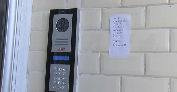 Bayrampaşa'da akıllara durgunluk veren hırsızlık! Apartman sakinleri hırsıza not bıraktı