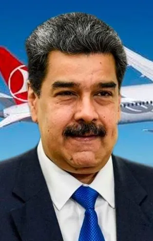 Venezuela Devlet Başkanı Nicolas Maduro THY ile uçtu