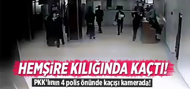 Firar eden PKK’lı kamerada