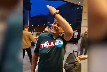 İZLE I Ergin Ataman ve Fenerbahçeli taraftarlar arasında küfürlü tartışma! İşte o anlar...