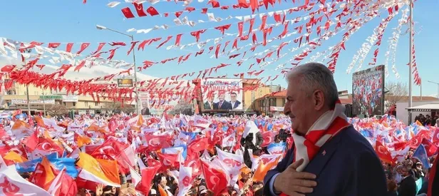 Başbakan Yıldırım AB'ye Erzincan'dan cevap verdi!