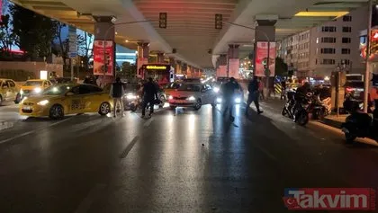 İstanbul Mecidiyeköy’de motosikletli kuryeye çarpan sürücü olay yerinden kaçtı