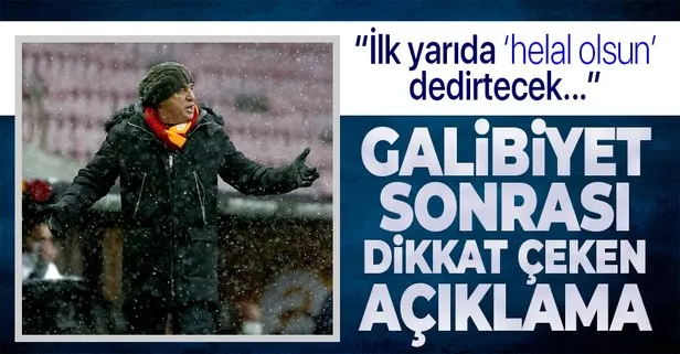Galatasaray Teknik Direktörü Fatih Terim, Kasımpaşa maçı sonrası konuştu: İlk yarıda helal olsun dedirtecek bir oyun oynadık