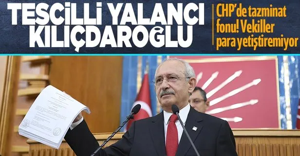 Kılıçdaroğlu hakaret ve iftiralar nedeniyle 11 dava sonucu Başkan Erdoğan’a 2 milyon 750 bin lira tazminat ödedi