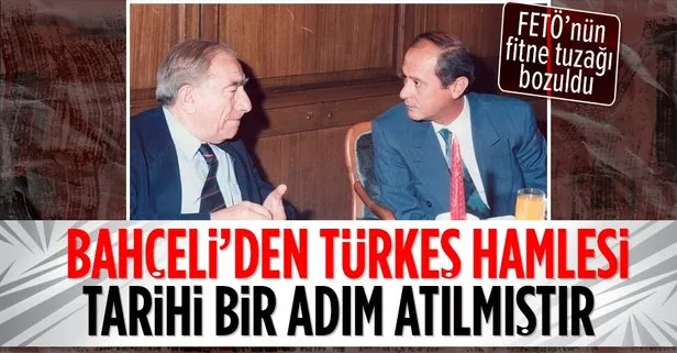 MHP Genel Başkanı Devlet Bahçeli’den flaş Alparslan Türkeş açıklaması: Tarihi bir adım atılmıştır