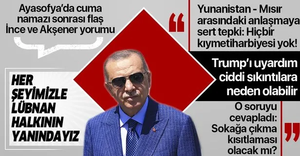 Son dakika: Başkan Erdoğan’dan Ayasofya’da önemli açıklamalar