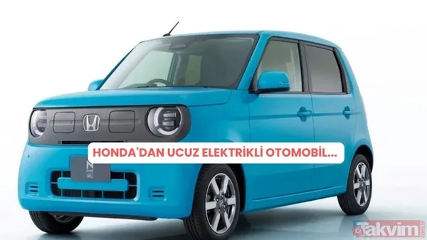 Honda'dan 754 bin TL'ye ucuz elektrikli otomobil: Menzili şaşkına çevirdi - 1