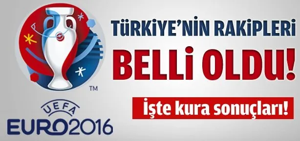 EURO 2016’da kuralar çekildi