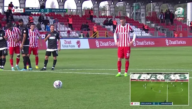 Ümraniyespor 1-0 Efeler 09 Sfk ⚽ Antonio Mrsic'in golünü izle 📺  A Spor ZTK 4. Tur maçı