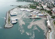 SON DAKİKA: İstanbul Bostancıda sahili deniz salyası kapladı