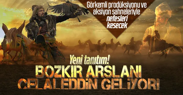 Görkemli prodüksiyonu ve aksiyon sahneleriyle ATV'de başlıyor! Bozkır Arslanı Celaleddin'den 2. tanıtım!