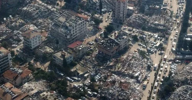 Adıyaman'daki enkazların görüntüsü havadan görüntülendi - Takvim