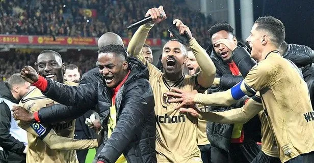 Fransa Birinci Futbol Ligi’nde Lens, PSG’ye ilk yenilgisini tattırdı