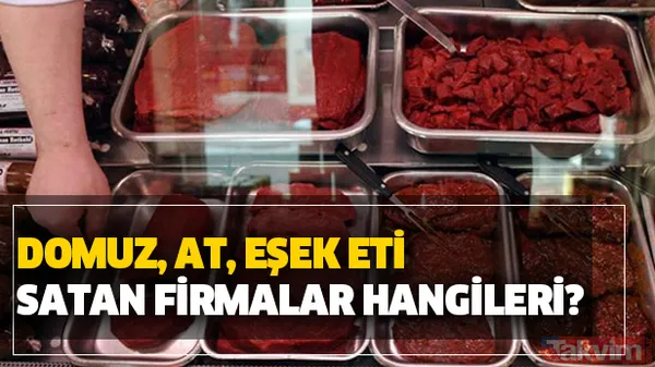 Domuz eti, tek tırnaklı eti, at eti, soya, kanatlı eti, sakatat çıkan firmalar hangileri? İşte listesi... - 1