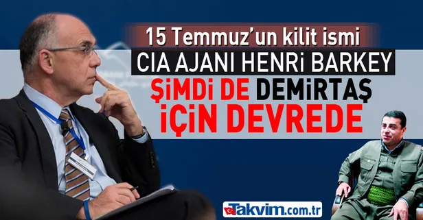 Karanlık adam Barkey, FETÖ’den sonra Demirtaş için devrede