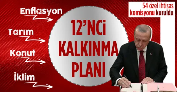 Başkan Erdoğan imzaladı: 12'nci Kalkınma Planı genelgesi Resmi Gazete'de