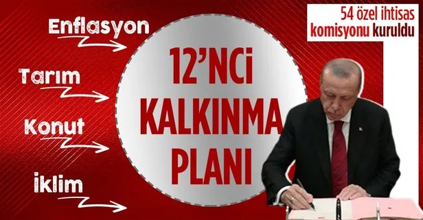 Başkan Erdoğan imzaladı: 12’nci Kalkınma Planı genelgesi Resmi Gazete’de