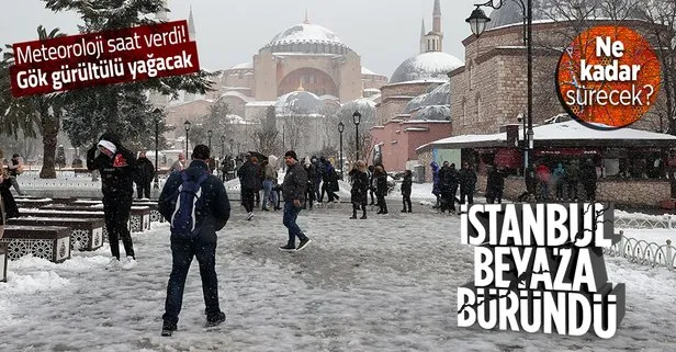 İstanbul’da yoğun kar! Meteoroloji saat verdi: Kar alarmı | Ali Yerlikaya duyurdu: Cumartesi akşamı etkisini artıracak