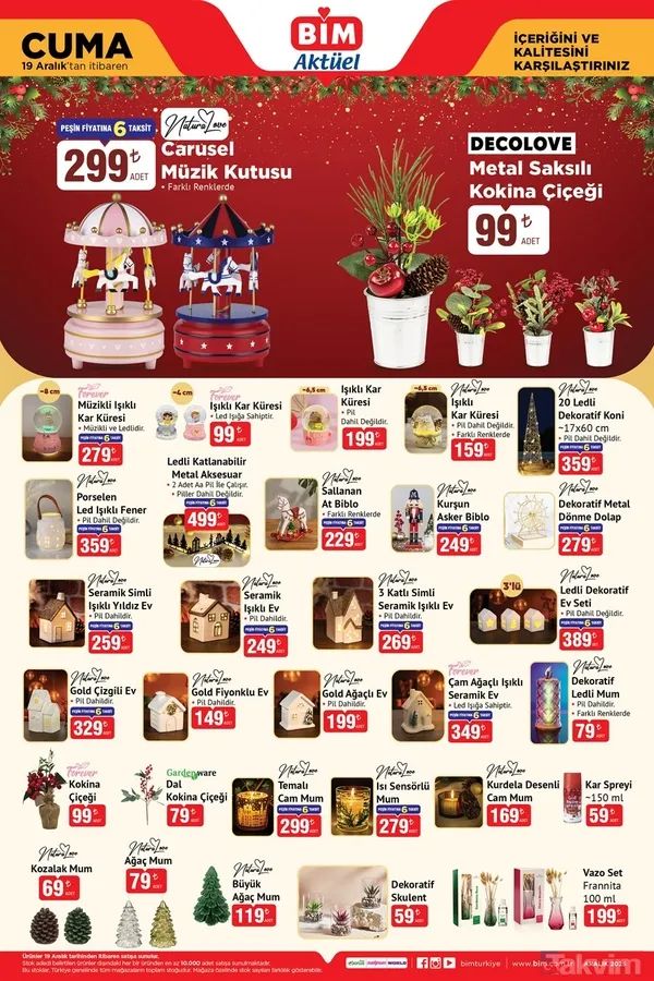 BİM 16-19 Aralık aktüel kataloğu! Yılbaşı afişi geldi - 8