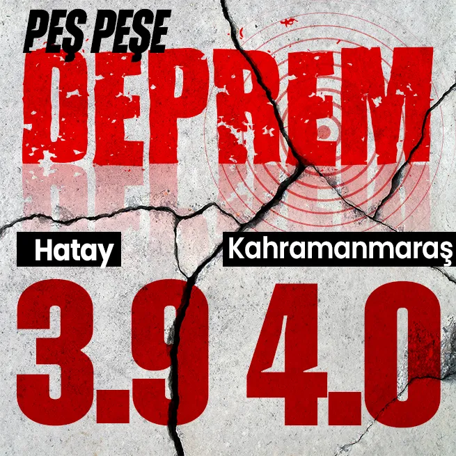 Peş peşe korkutan depremler!