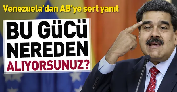 Venezuela'dan AB'nin seçim çağrısına yanıt